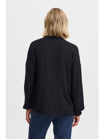 Fransa Langarmbluse FROLINE BL 4 20614143 modische Bluse in schwarz