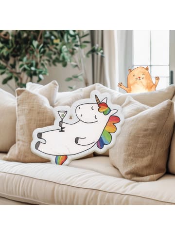 Mr. & Mrs. Panda Kuschelkissen Einhorn Blümchentail ohne Spruch in Weiß