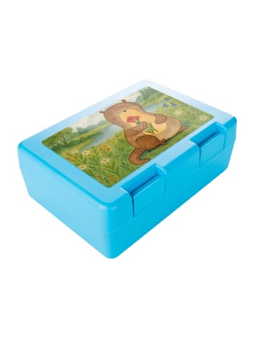 Mr. & Mrs. Panda Bentobox Otter Blumenstrauß Design ohne Spruch in Weiß