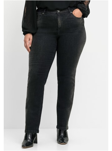 sheego Jeans in black Denim