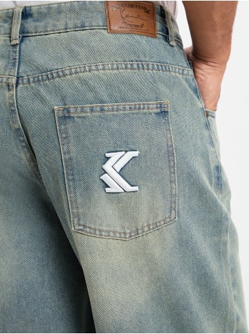 Karl Kani Jeansshorts in medium stone