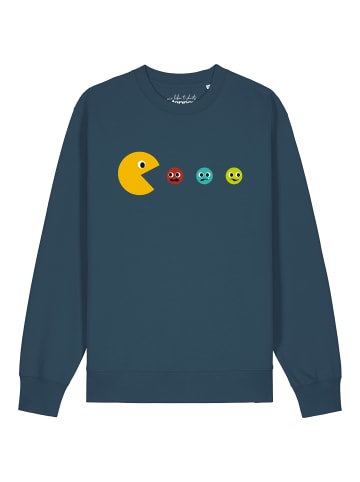 wat? Apparel Sweatshirt Pacmännchen in Petrol
