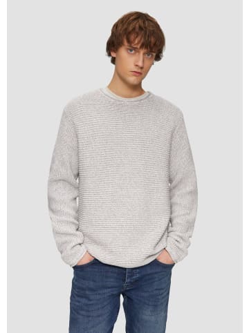 QS Strickpullover langarm in Grau