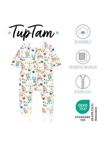 TupTam Babyschlafsäcke mit Beinen und Ärmel in weiß Modell 2