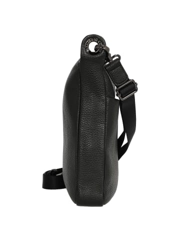 Mandarina Duck Mellow Leather - Schultertasche 28 cm (nero) in nero