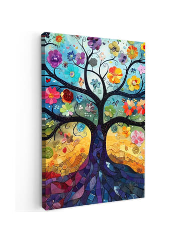 MuchoWow Leinwand bilder Blumenbaum (BxH)