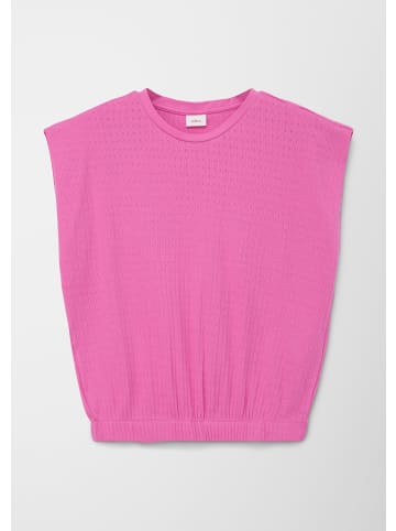 S. Oliver T-Shirt kurzarm in Pink