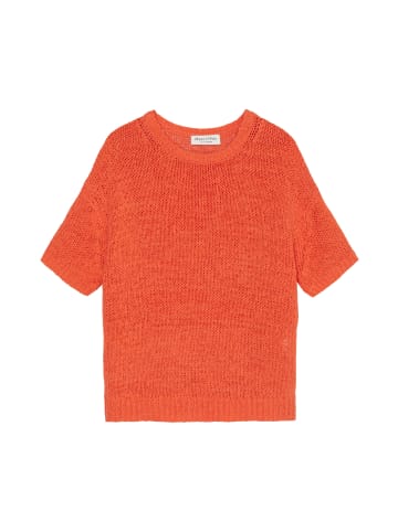 Marc O'Polo Kurzarm-Pullover loose in fruity orange