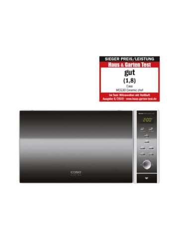 CASO Mikrowelle MCG30 in Schwarz