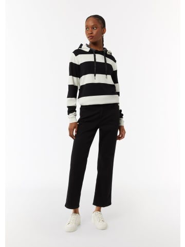 comma CI Sweatshirt langarm in Schwarz