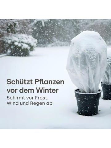 Praknu Wintervlies für Pflanzen Frostschutz 50g/m² - 20m × 1,6m auf Rolle