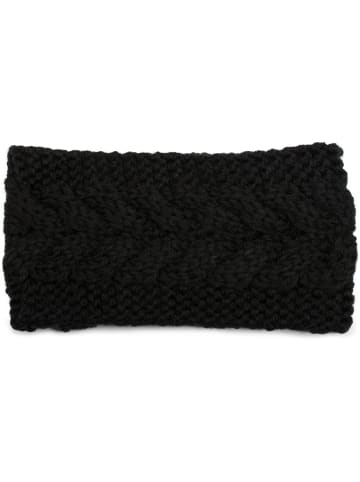 styleBREAKER Strick Stirnband in Schwarz