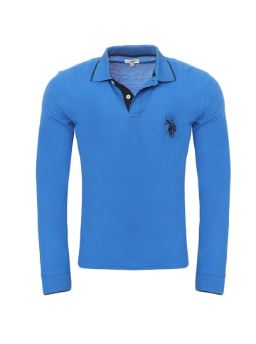 U.S. Polo Assn. U.S. Polo Assn.  Langarm-Poloshirt in der Farbe Royal