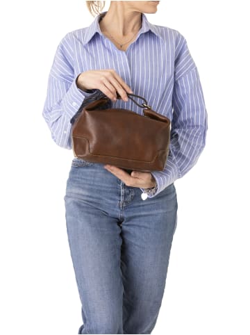 Viola Castellani Handtasche in DARK BROWN