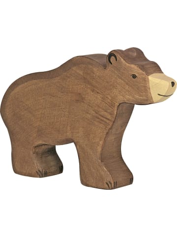 Holztiger Braunbär aus Holz - ab 3 Jahren