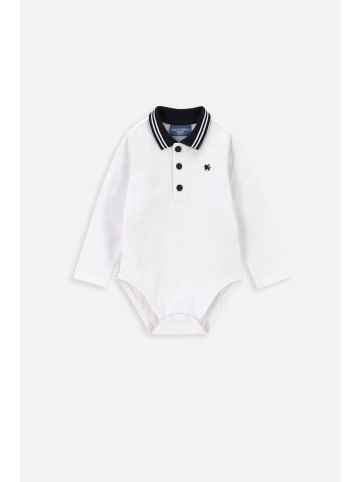 Coccodrillo Langärmeliger Bodysuit in weiß