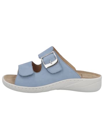 Solidus Pantolette in blau