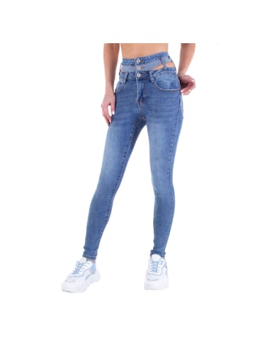 Ital-Design Jeans in Blau