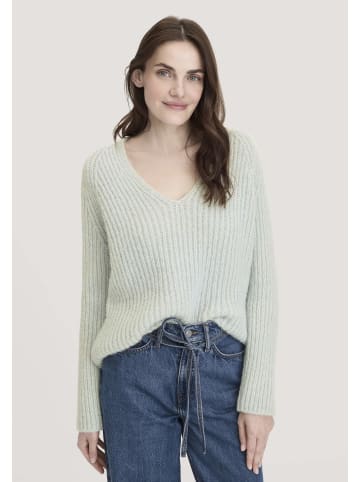 Hessnatur Hessnatur Strick Pullover Relaxed aus Alpaka mit Bio-Baumwolle in himmelblau