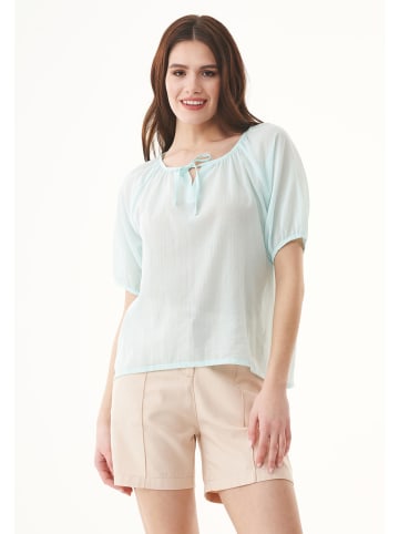 Organication Bluse "WOR15112" in Blassblau