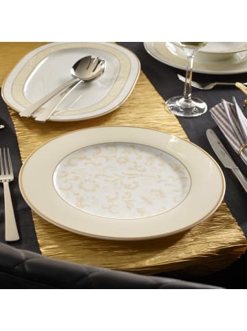 Villeroy & Boch Platzteller Ivoire in Weiß-Gold ø 30,6 cm in weiß-gold