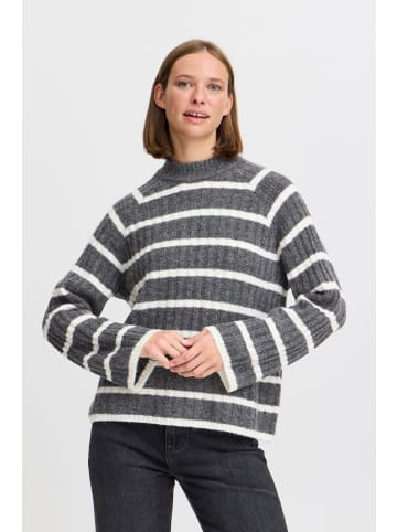 b. young BYMARIANNE JUMPER - KNIT Loose fit in Dark Grey Melange Mix