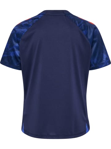 Hummel T-Shirt Hmlblaze26 Kinder in MARINE/CHERRY TOMATO