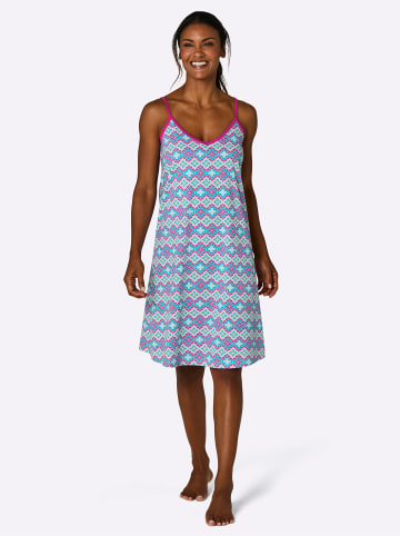 WITT WEIDEN Nachthemd in magenta-mint-bedruckt