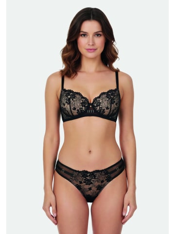 Linga Dore up BH set Push in Schwarz