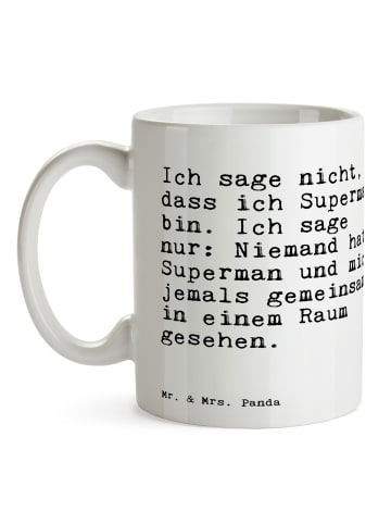 Mr. & Mrs. Panda Becher Ich sage nicht, dass... mit Spruch in Weiß