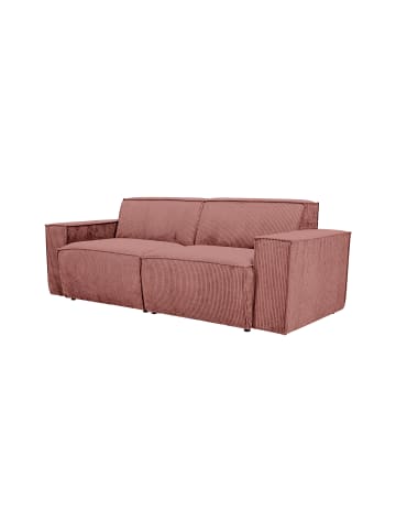 MF Design 2-Sitzer-Sofa Element in Cord Rosa in Rosa -  (L) 210 x (B) 210 x (H) 74 cm