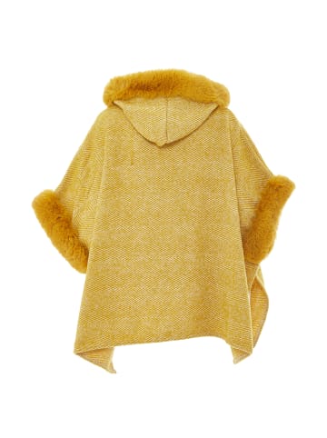 fraully Poncho in Gelb