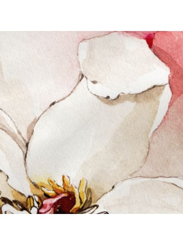 Happy Friday White peonies Kissenbezug