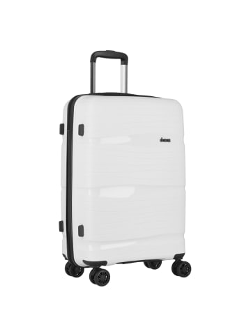 D&N Travel Line 4300 4 Rollen Kofferset 3-teilig weiß