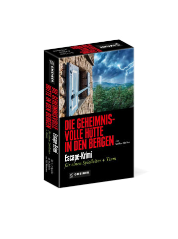 Gmeiner-Verlag Gesellschaftsspiel Die geheimnisvolle Hütte in den Bergen in Bunt