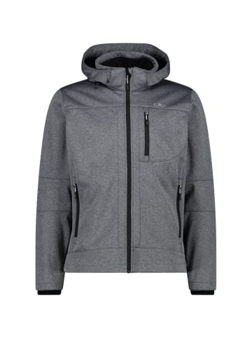 cmp Softshelljacke MAN JACKET ZIP HOOD in Grau