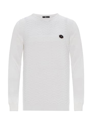 Cipo & Baxx Strickpullover in WHITE