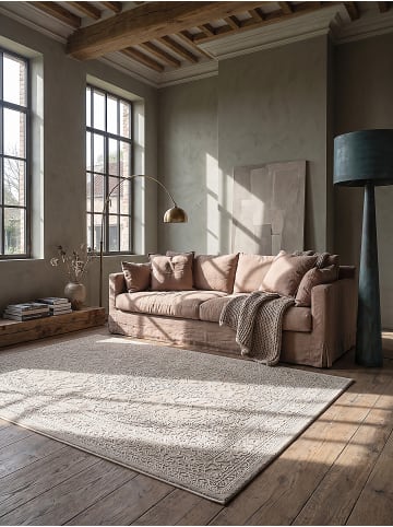 KADIMA DESIGN Läufer Uni pflegeleicht Wohnzimmer Schlafzimmer Flur Esszimmer in Beige