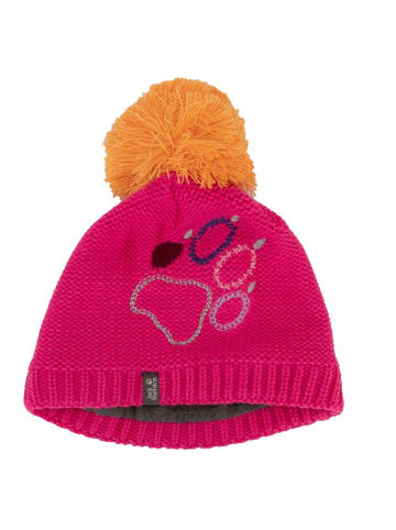 Jack Wolfskin Mütze Paw Knit Cap in Rosa