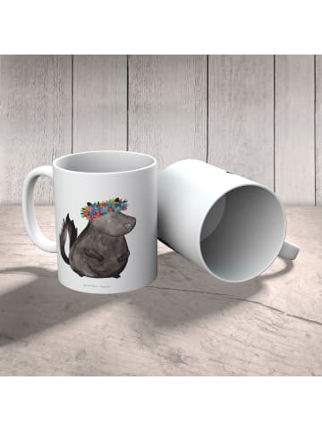 Mr. & Mrs. Panda Trinkbecher Stinktier  ohne Spruch in Weiß