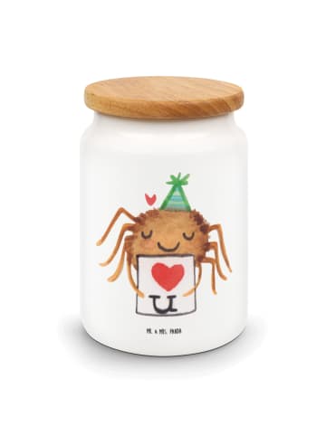 Mr. & Mrs. Panda Vorratsbehälter Spinne Agathe Brief ohne Spruch in Weiß