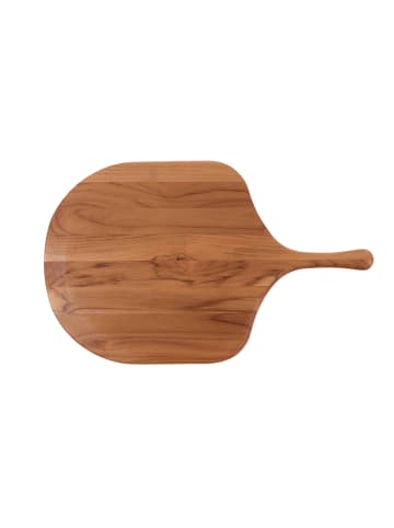 TEAKHAUS Pizza-Schneidbrett aus Teakholz S, 43 x 25,6 x 1.5 cm