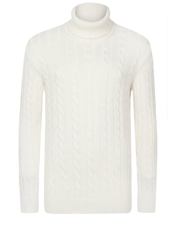 Felix Hardy Rollkragen Zopfmuster Pullover in Ecru