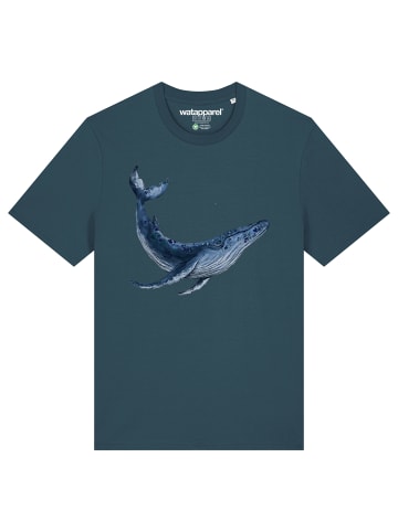 wat? Apparel T-Shirt Wal in Petrol