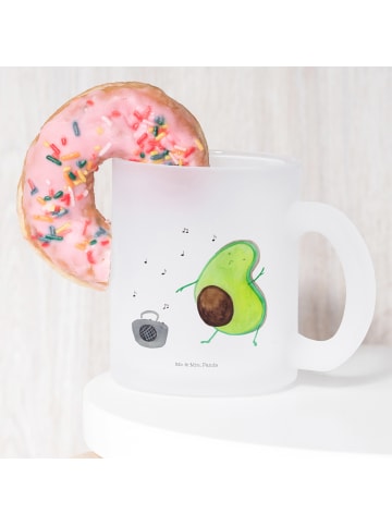 Mr. & Mrs. Panda Becher Avocado Tanzen ohne Spruch in Transparent