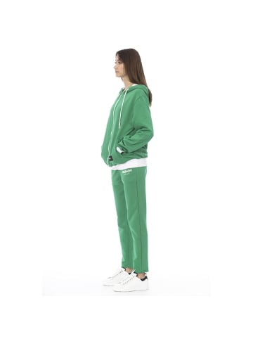 Baldinini Trend Zweifarbig Grün Baumwolle Damen Pullover