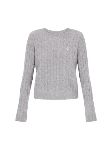 DreiMaster Women Sweater in light grey melange