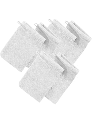 Erwin Müller Frottier Waschhandschuh 6er-Pack Heidelberg in weiß