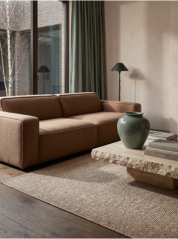 KADIMA DESIGN Flachwebteppich Uni flachgewebt pflegeleicht Wohnzimmer Flur Esszimmer in Natur