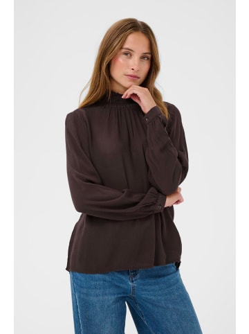 Kaffe Bluse langarm Trine Regular fit in Black Coffee